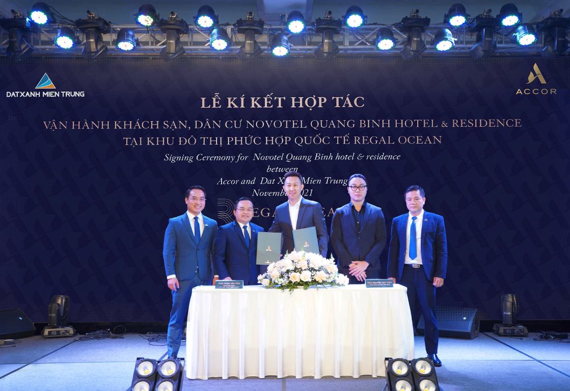 Hợp tác cùng thương hiệu Accor để quản lý vận hành tòa khách sạn 5 sao Novotel Quang Binh Hotels & Residences